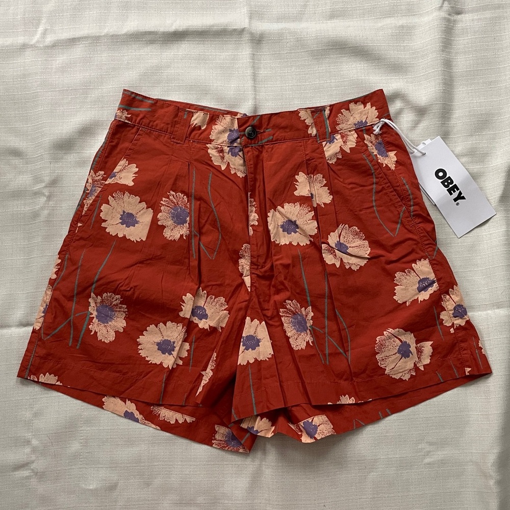 Obey Floral Shorts